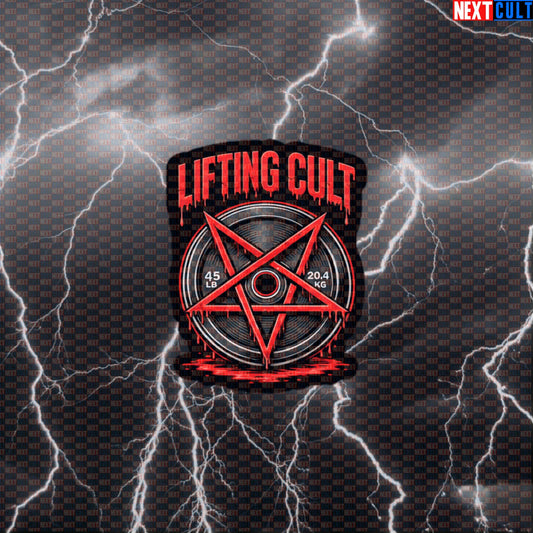 Lifting Cult Funny Gym Sticker Meme Bodybuilding Powerlifting Workout Decal Cult Fitness Gym Sticker Default Title Stickers Next Cult Brand