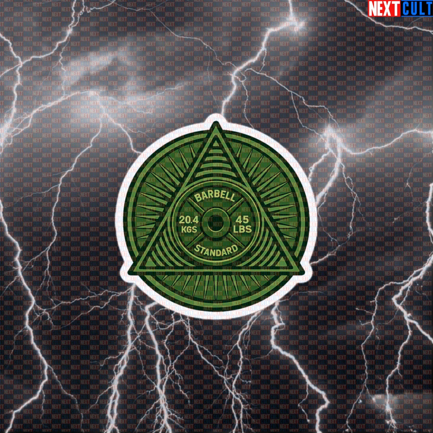 Gym Illuminati Funny Gym Sticker Secret Society Meme New Gym Order Workout Decal Fitness Cult Gym Sticker Default Title Stickers Next Cult Brand