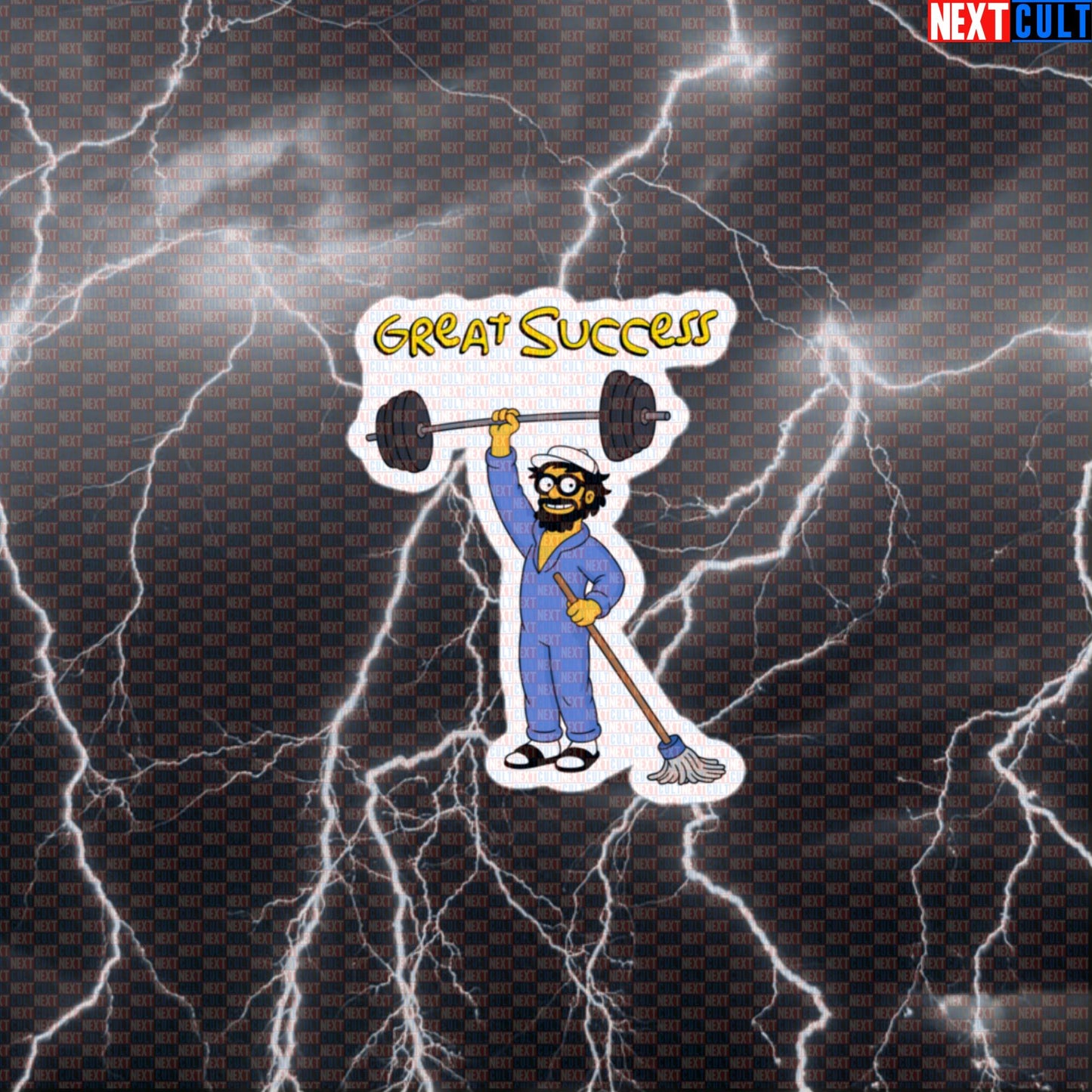 Great Success Anatoly Funny Gym Sticker Decal for Water Bottles Laptops Gym Gear Workout Meme Fans Default Title Anatoly Bodybuilding Fitness Gym Powerlifting Workout Next Cult Brand