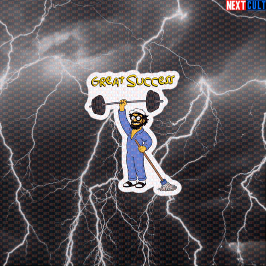 Great Success Anatoly Funny Gym Sticker Decal for Water Bottles Laptops Gym Gear Workout Meme Fans Default Title Anatoly Bodybuilding Fitness Gym Powerlifting Workout Next Cult Brand