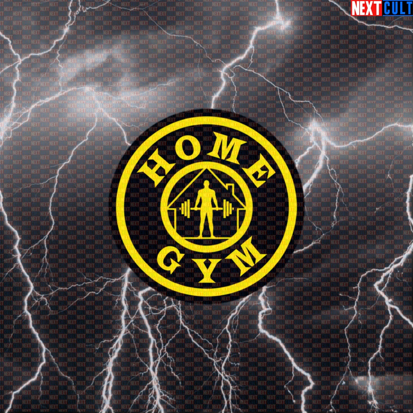 Funny Home Gym Gym Sticker Decal for Garage Gym Lifters Water Bottles Laptops Workout Gear Default Title Stickers Next Cult Brand