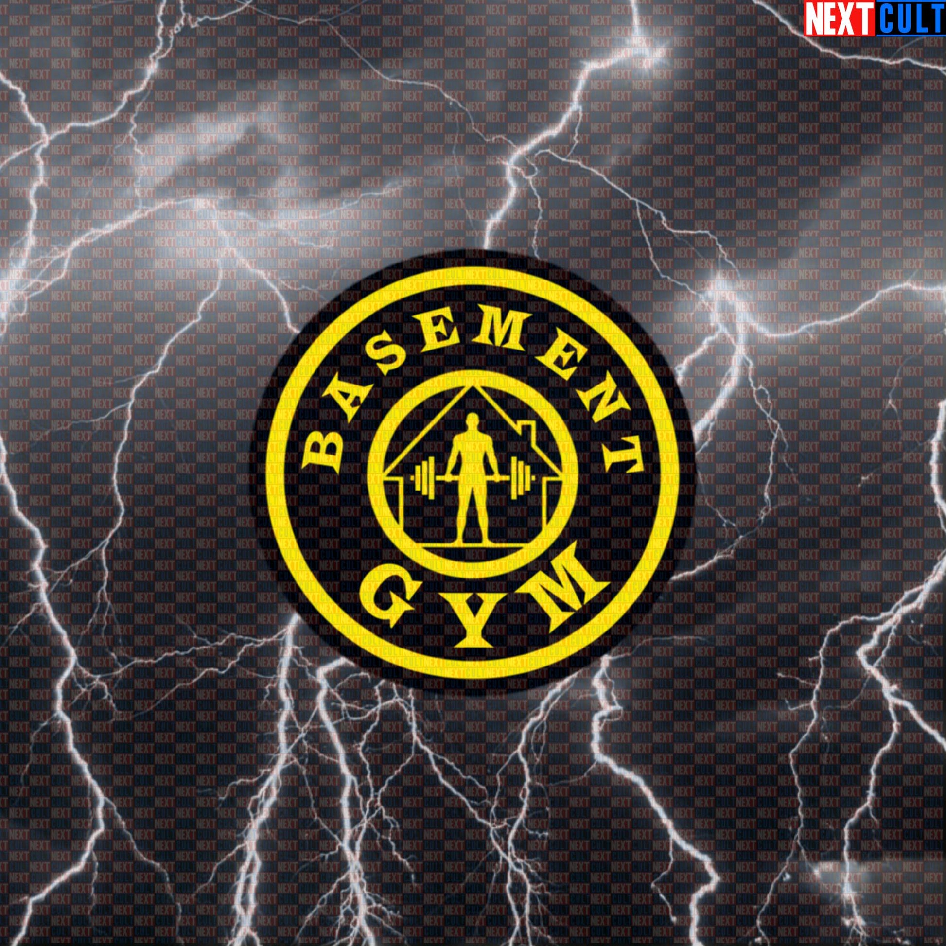 Basement Gym Funny Gym Sticker Decal for Water Bottles Laptops Home Gym Gear Gymbros Default Title Stickers Next Cult Brand