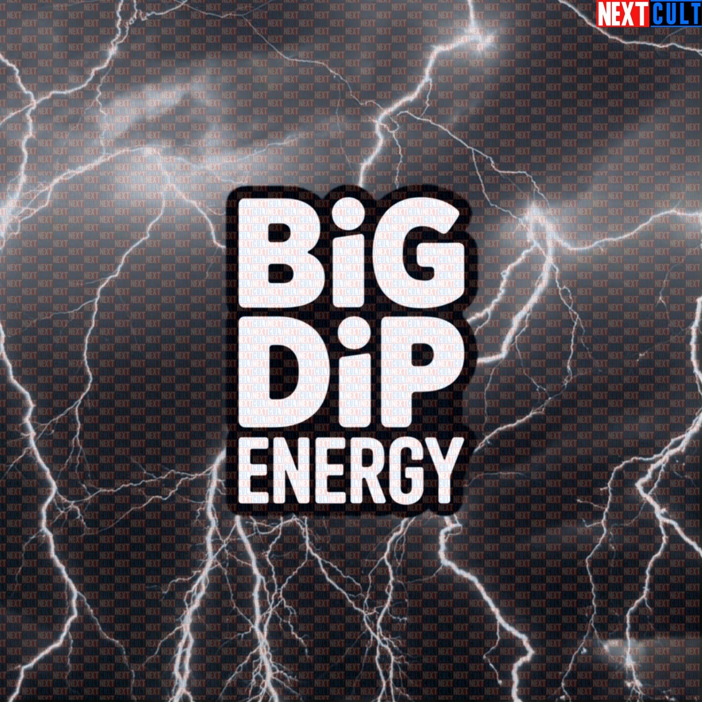Big Dip Energy Funny Gym Sticker Decal for Water Bottles Laptops Dip Lovers Calisthenics Fans Default Title Stickers Next Cult Brand