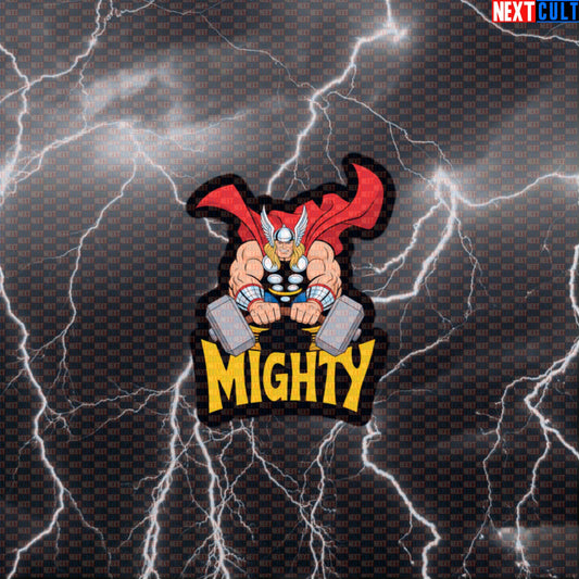 Mighty Thor Gym Hero Funny Gym Sticker Decal for Water Bottles Laptops Gym Gear Workout Sticker Default Title Stickers Next Cult Brand
