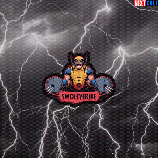 Swoleverine Funny Gym Sticker Decal for Water Bottles Laptops Gym Gear X-Men Wolverine Fans Default Title Stickers Next Cult Brand