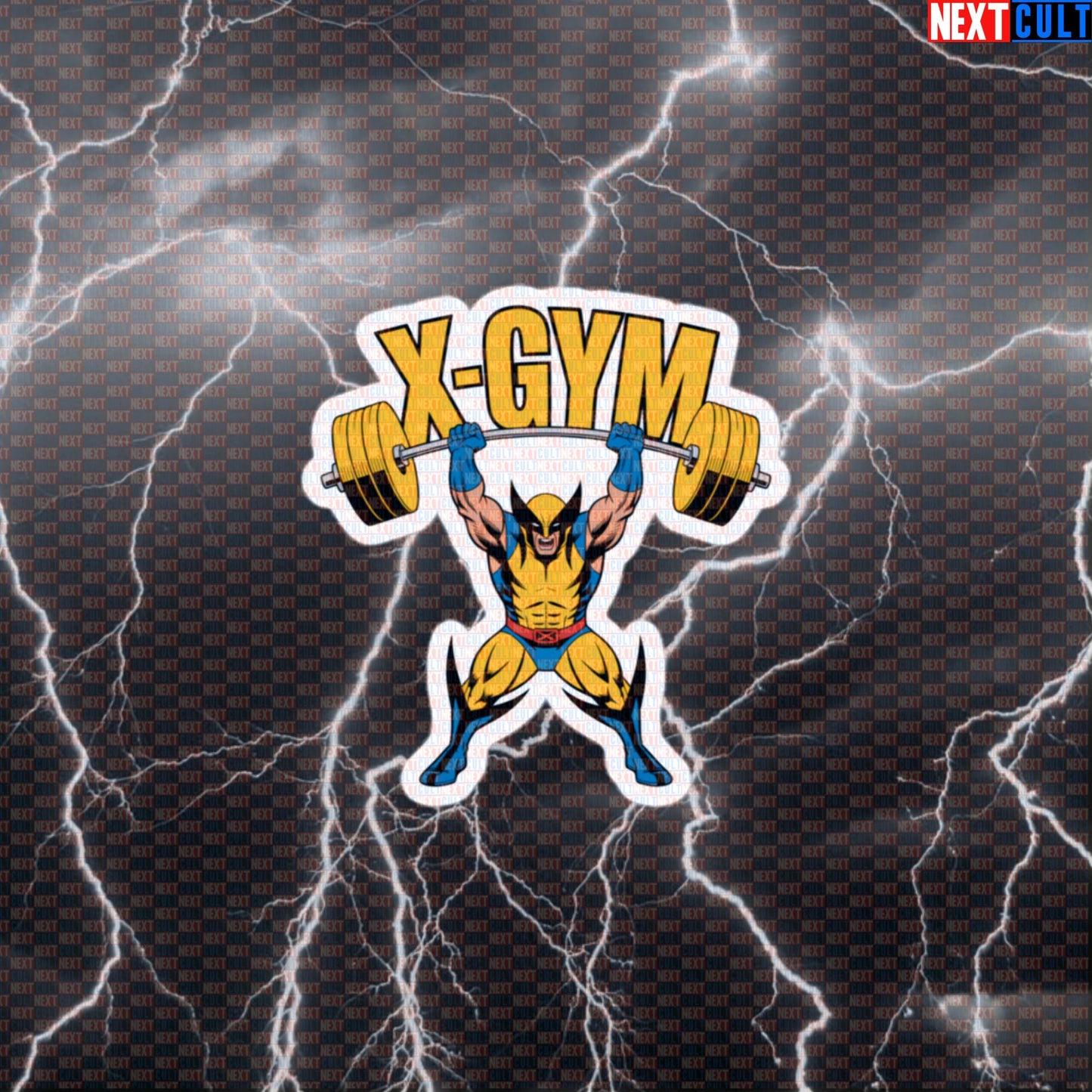 Wolverine Gym Hero Funny Gym Sticker Decal for Water Bottles Laptops Gym Gear X-Men Workout Sticker Default Title Stickers Next Cult Brand
