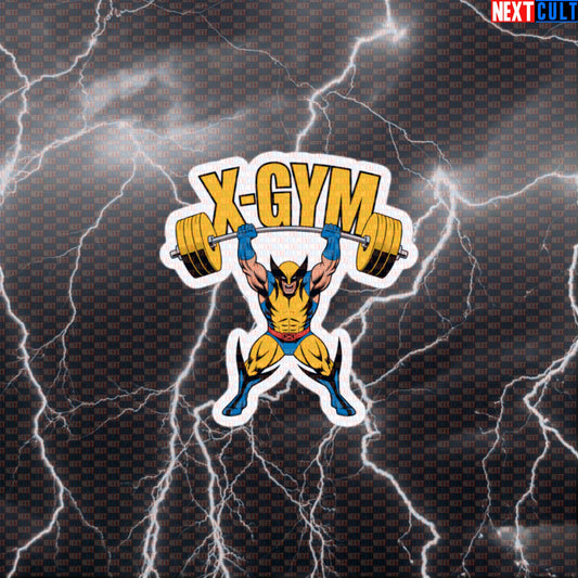 Wolverine Gym Hero Funny Gym Sticker Decal for Water Bottles Laptops Gym Gear X-Men Workout Sticker Default Title Stickers Bodybuilding Films Fitness Gym Powerlifting Superheroes Wolverine Workout X-Men Next Cult Brand