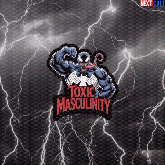 Toxic Masculinity Venom Funny Gym Sticker Decal for Water Bottles Laptops Gym Gear Comic Meme Default Title Stickers Next Cult Brand