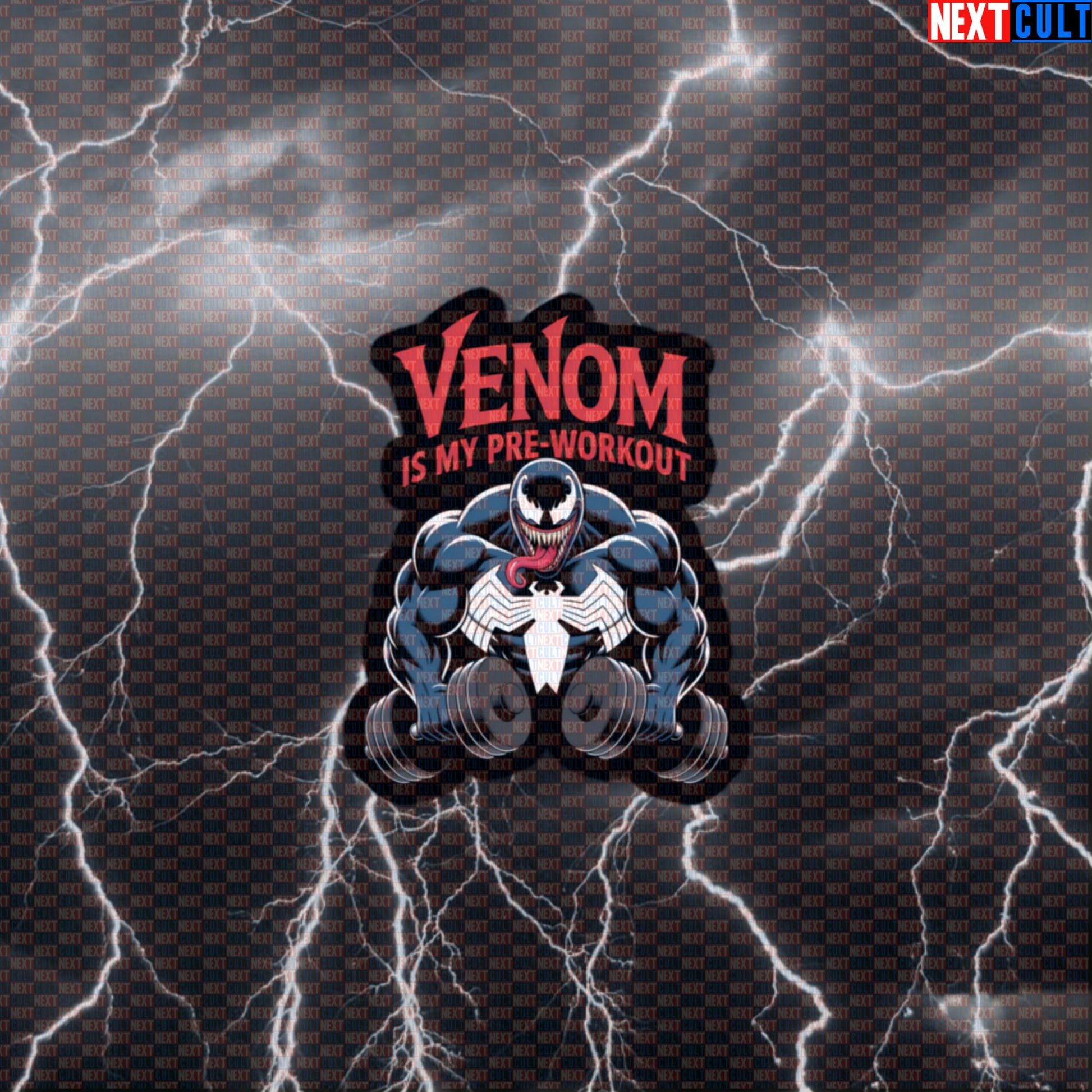 Venom Is My Preworkout Funny Gym Sticker Decal for Water Bottles Laptops Gym Gear Marvel Venom Fans Default Title Stickers Next Cult Brand