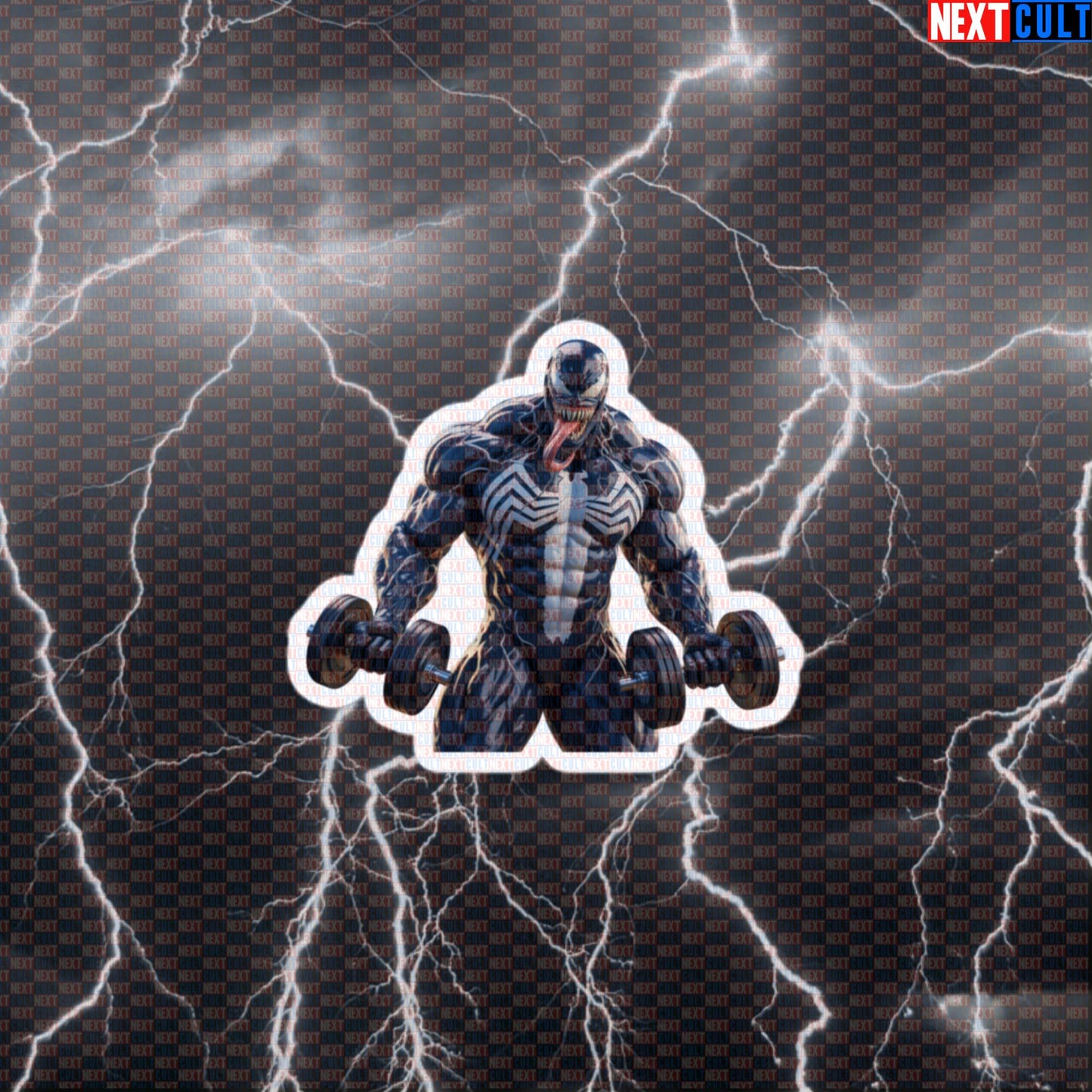 Venom Gym Hero Funny Gym Sticker Decal for Water Bottles Laptops Gym Gear Comic Workout Fans Default Title Stickers Next Cult Brand