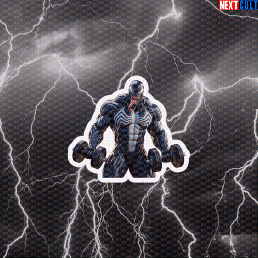 Venom Gym Hero Funny Gym Sticker Decal for Water Bottles Laptops Gym Gear Comic Workout Fans Default Title Stickers Next Cult Brand