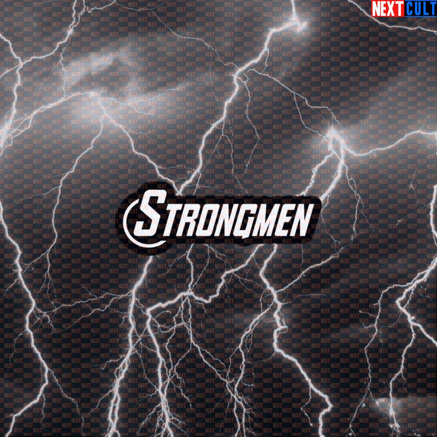 Avengers Strongman Funny Gym Sticker Decal for Water Bottles Laptops Gym Gear Superhero Workout Fans Default Title Avengers Films Fitness Gym Strongman Superheroes Workout Next Cult Brand