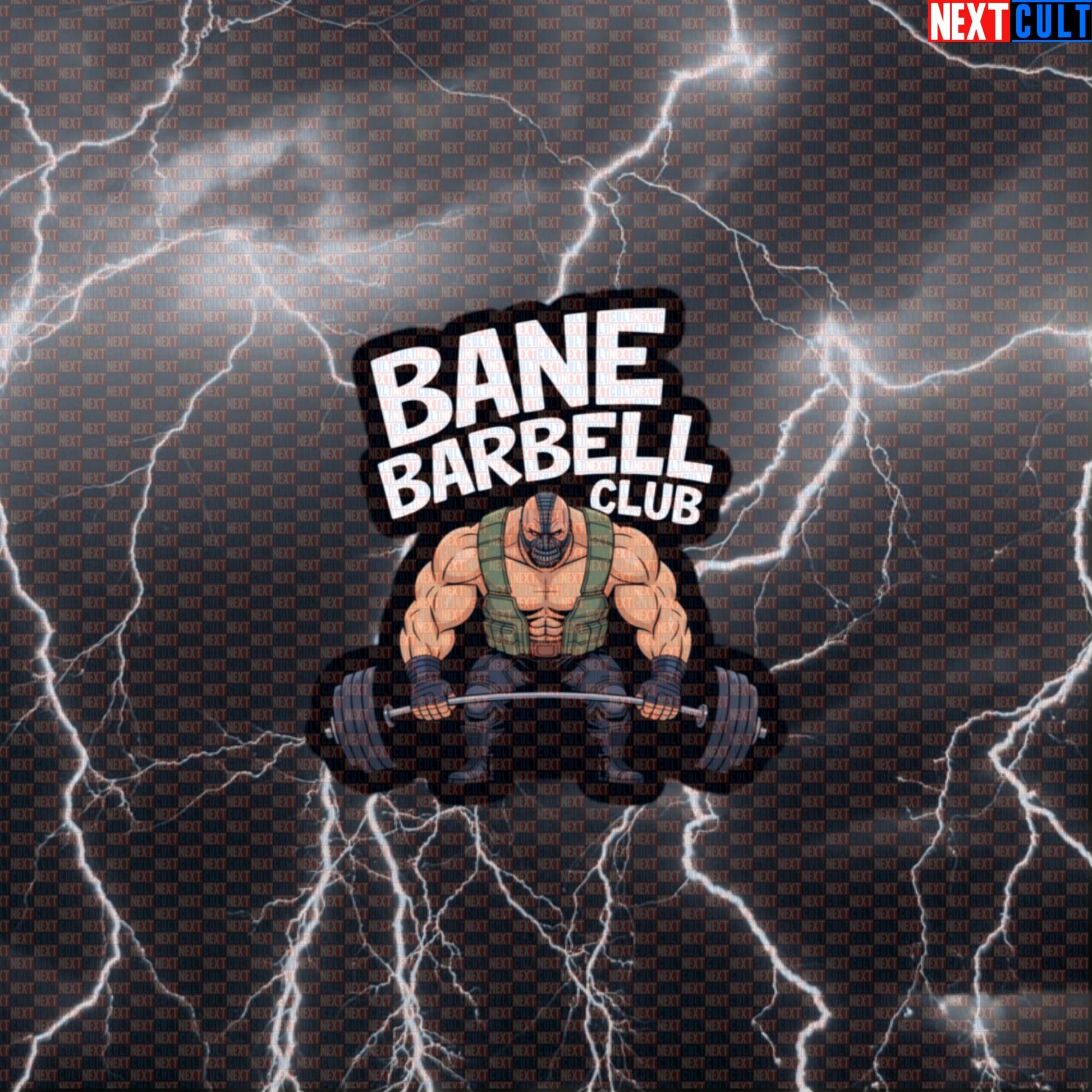 Bane Barbell Club Funny Gym Sticker Decal for Water Bottles Laptops Gym Gear Barbell Training Default Title Bane Bodybuilding Films Fitness Gym Leg Day Powerlifting Superheroes Workout Next Cult Brand