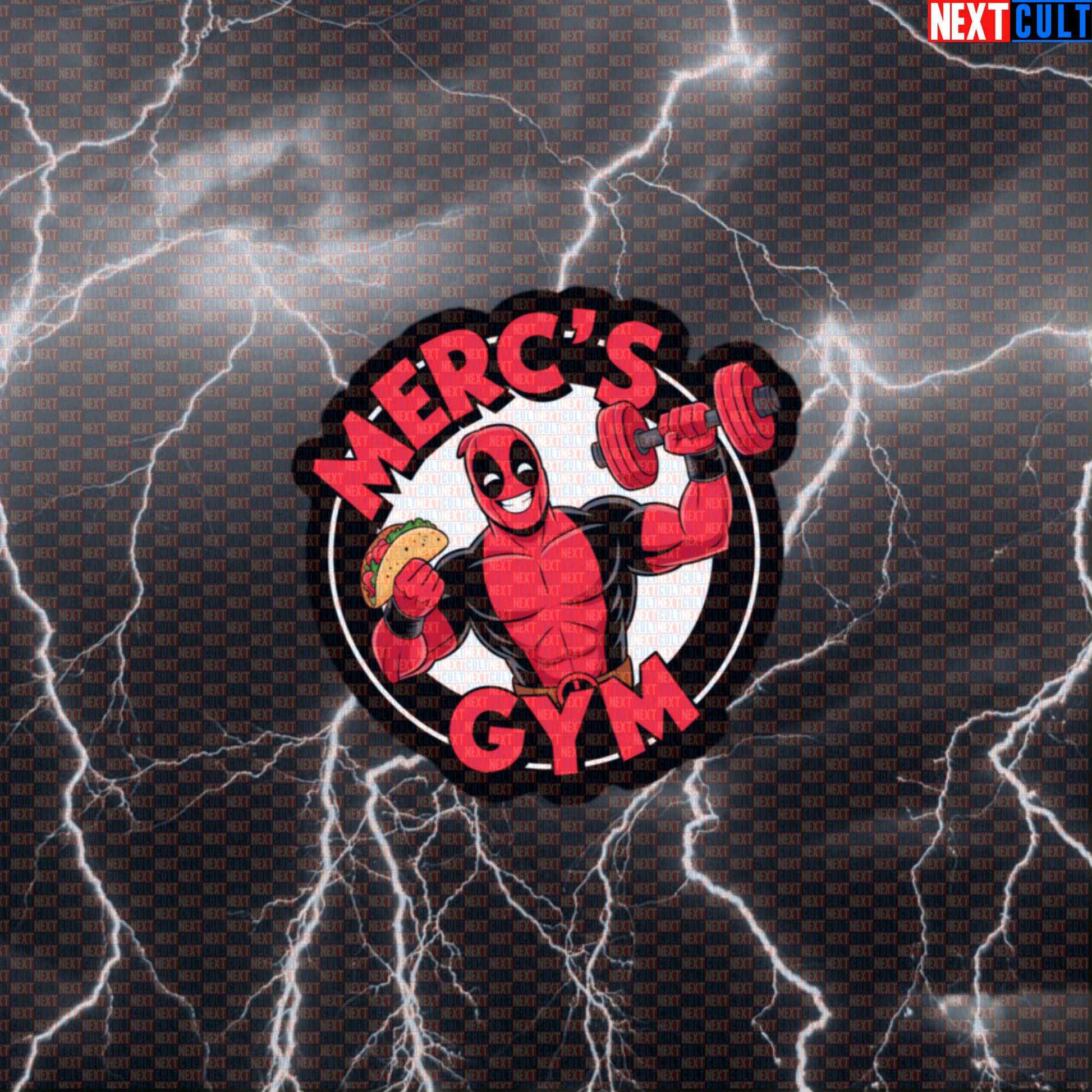 Funny Deadpool Tacos Gym Sticker Decal for Water Bottles Laptops Gym Gear Taco Lovers Default Title Bodybuilding Deadpool Fast Food Films Fitness Gym Superheroes Workout Next Cult Brand