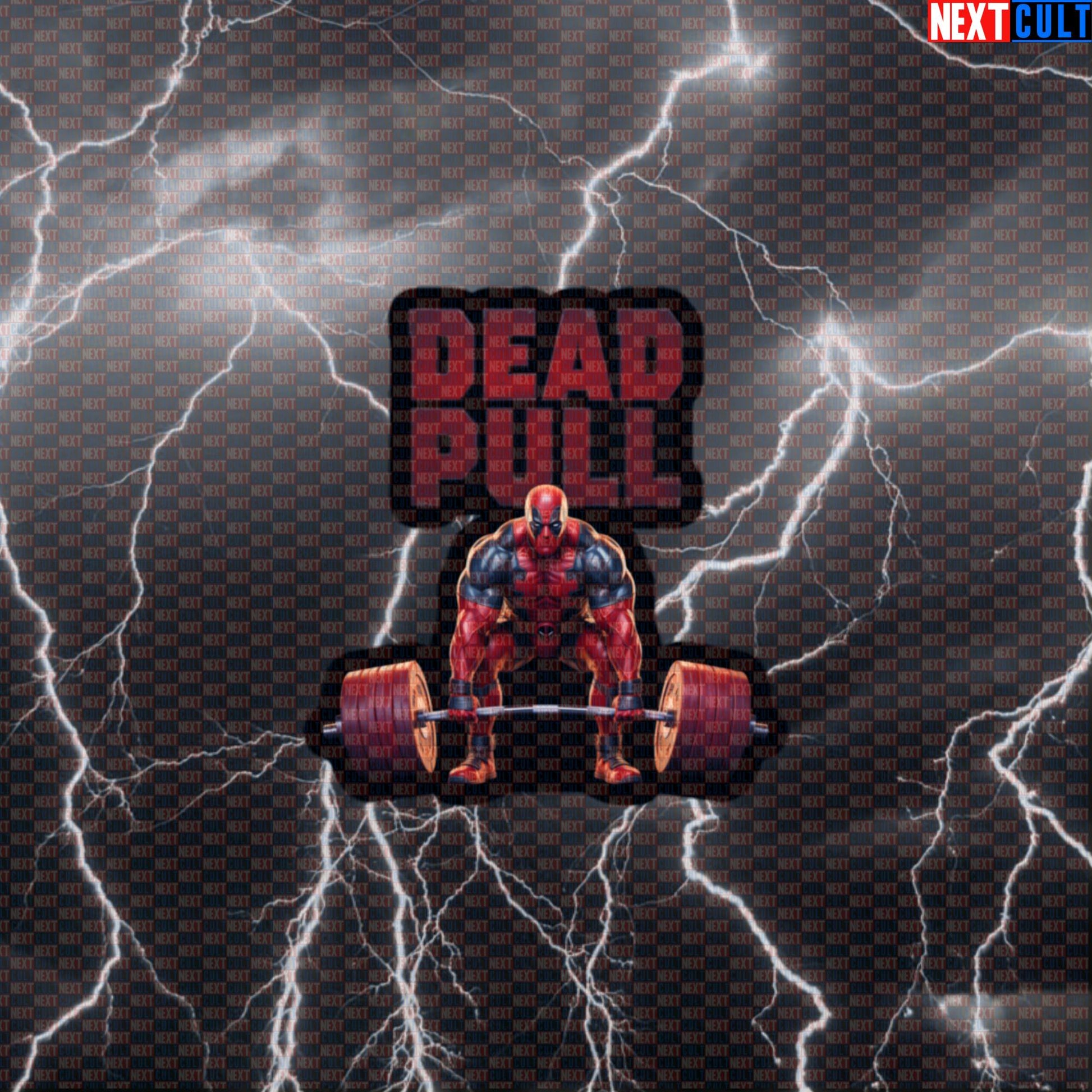 Dead Pull Funny Gym Sticker Decal for Water Bottles Laptops Deadlift Workout Gymbro Fans Default Title Bodybuilding Deadpool Films Fitness Gym Leg Day Powerlifting Superheroes Workout Next Cult Brand