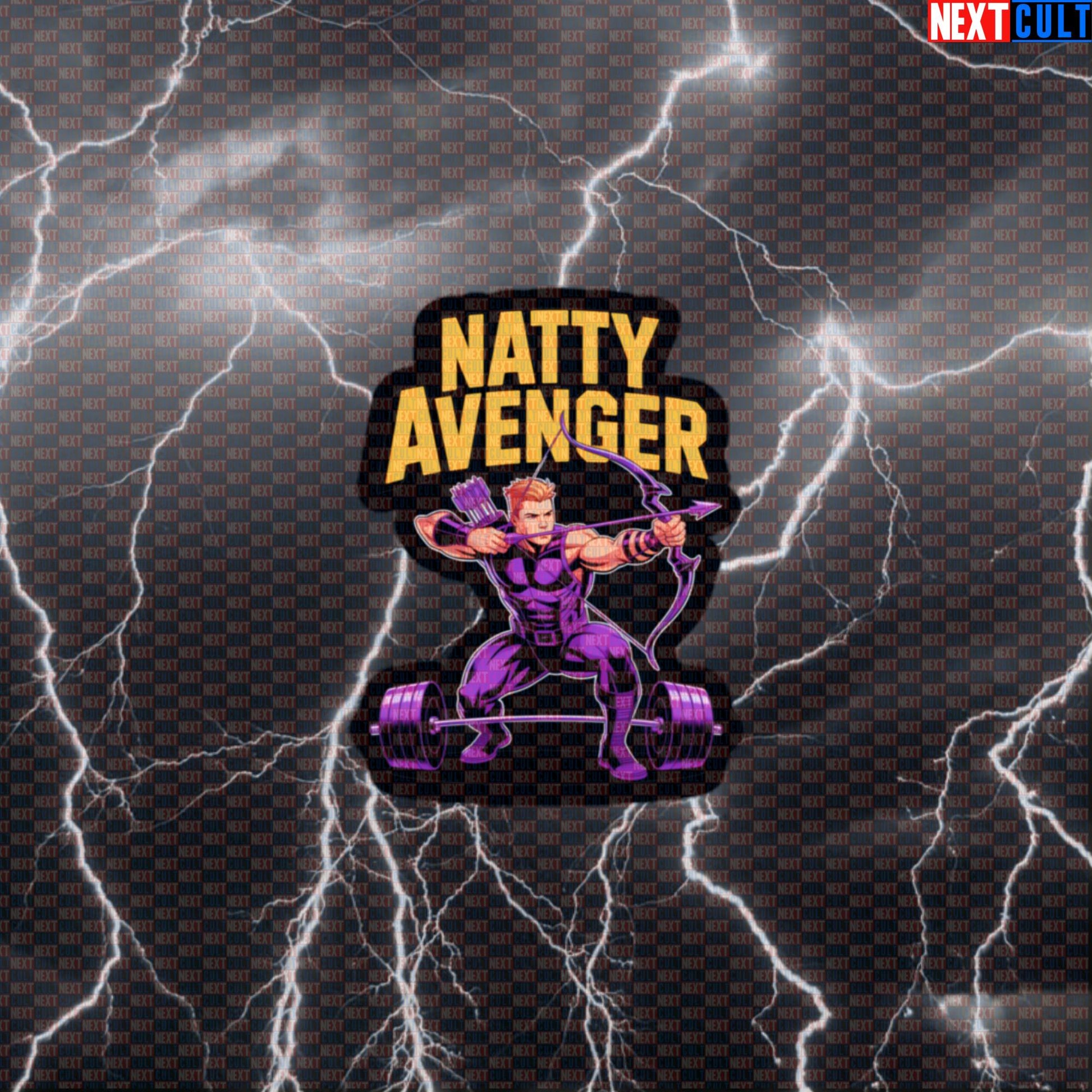 Natty Avenger Funny Gym Sticker Decal for Water Bottles Laptops Gym Gear Natty Fitness Fans Default Title Stickers Next Cult Brand