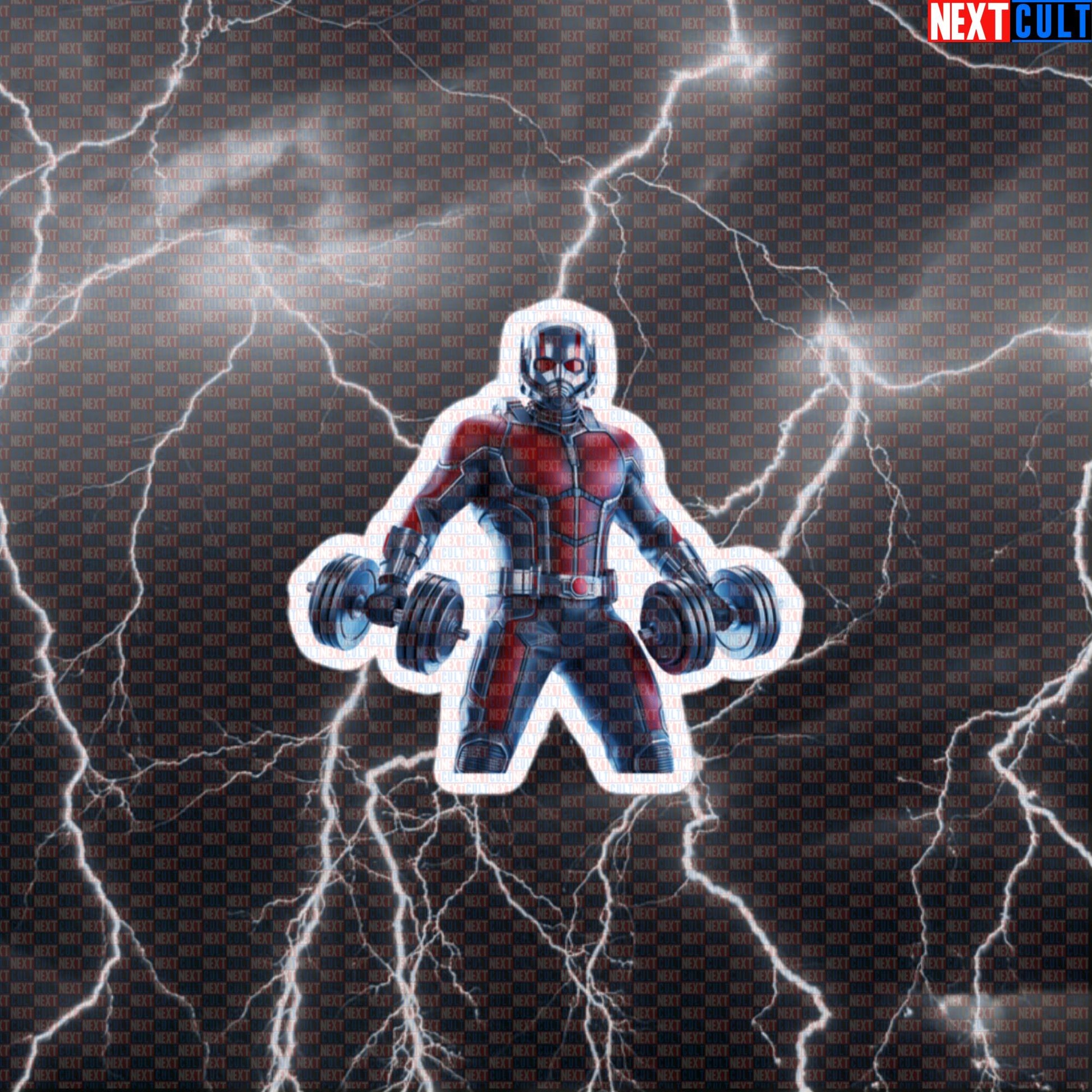 Funny Ant Man Gym Sticker Decal for Water Bottles Laptops Gym Gear Superhero Workout Fans Default Title Stickers Next Cult Brand