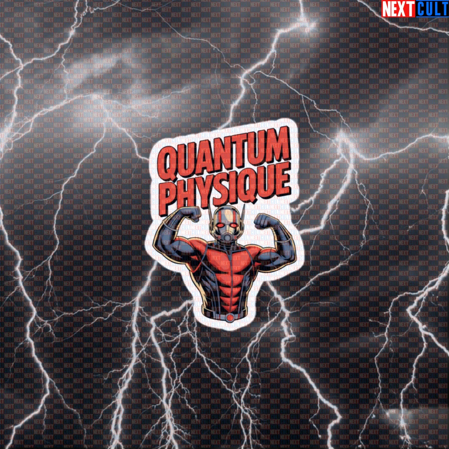Quantum Physique Ant Man Funny Gym Sticker Decal for Water Bottles Laptops Gym Gear Fitness Fans Default Title Stickers Next Cult Brand