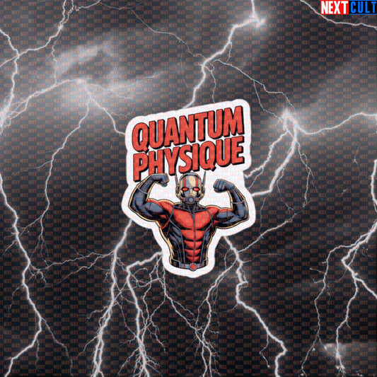 Quantum Physique Ant Man Funny Gym Sticker Decal for Water Bottles Laptops Gym Gear Fitness Fans Default Title Stickers Next Cult Brand