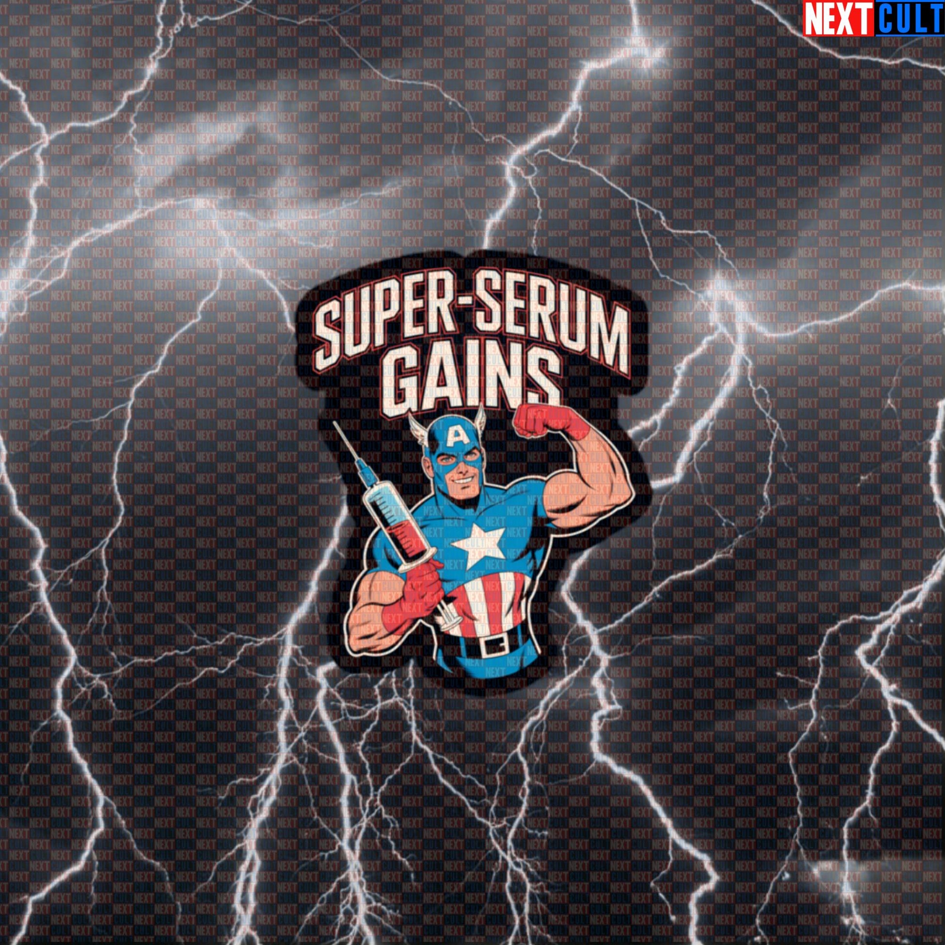 Super Serum Not Natty Funny Gym Sticker Decal for Water Bottles Laptops Gym Gear Captain Fans Default Title Stickers Next Cult Brand