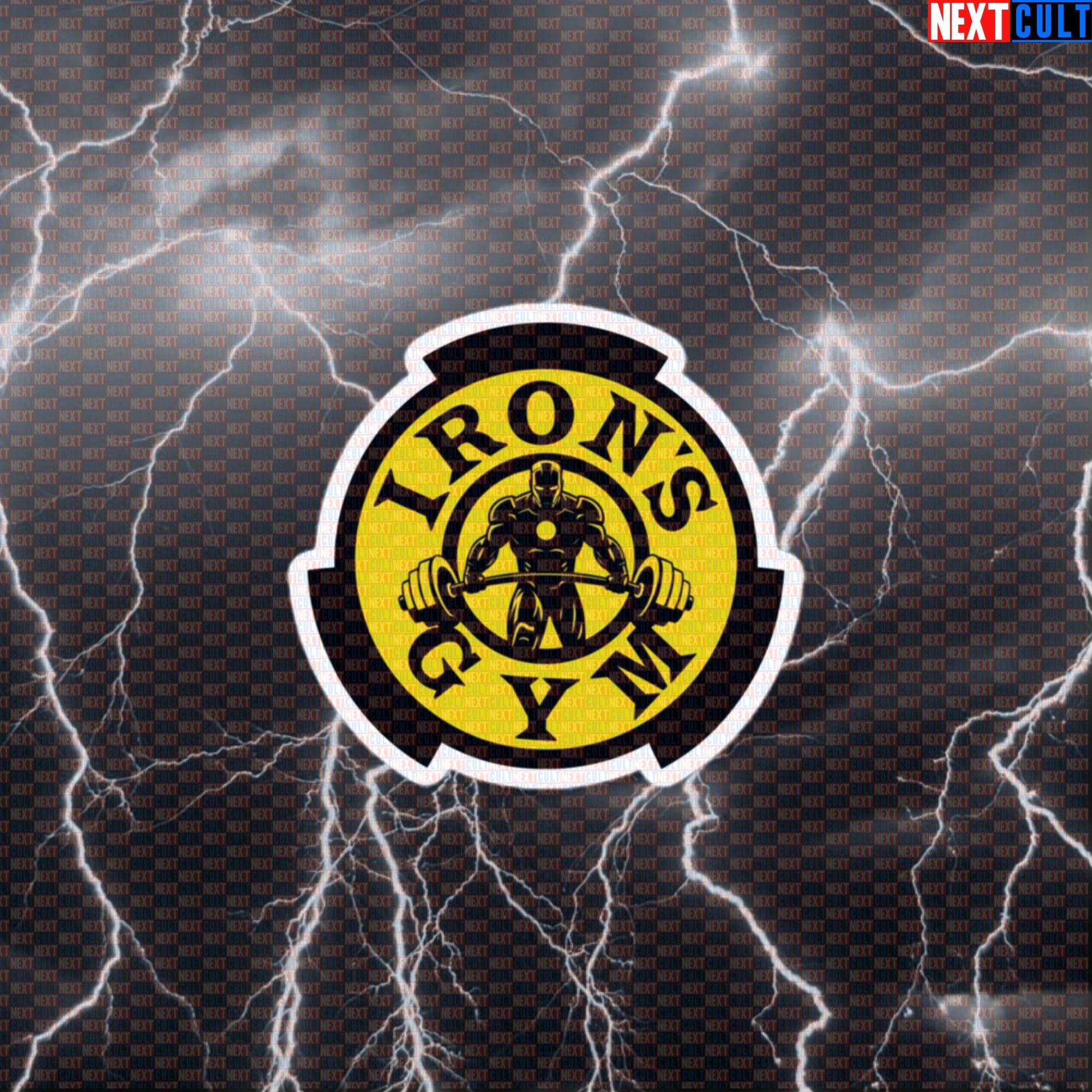 Irons Gym Funny Gym Sticker Decal for Water Bottles Laptops Gym Gear Iron Hero Fitness Fans Default Title Stickers Next Cult Brand