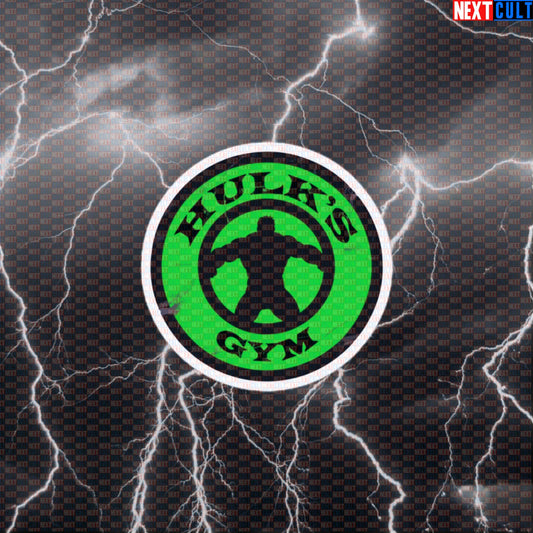 Hulk Gym Hero Funny Gym Sticker Comic Workout Sticker Gymbro Meme Decal for Water Bottle Laptop Car Default Title Avengers Bodybuilding Films Fitness Gym Hulk Superheroes Workout Next Cult Brand