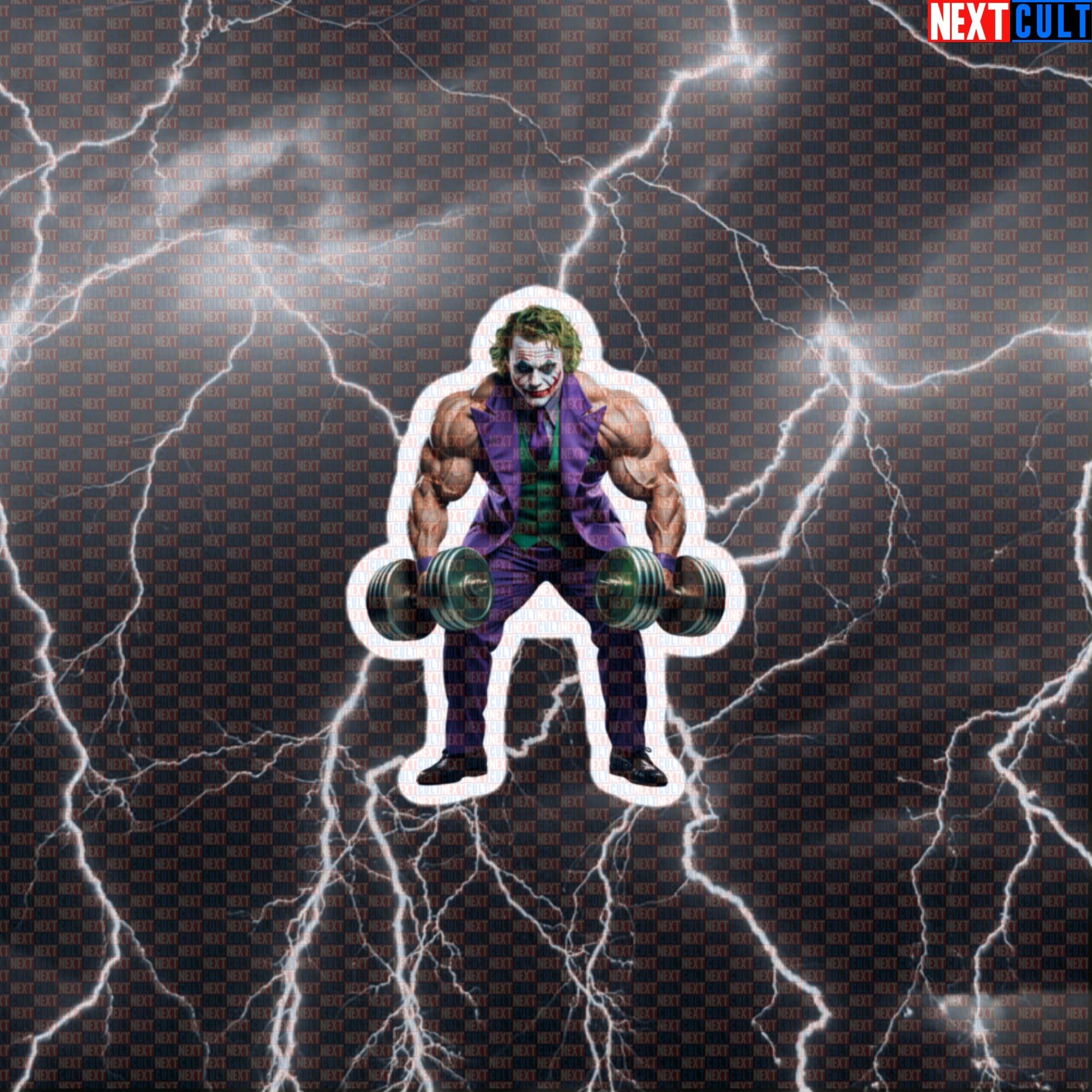 Joker Bodybuilder Funny Gym Sticker Workout Sticker Fitness Meme Lifting Humor Decal Default Title Stickers Next Cult Brand