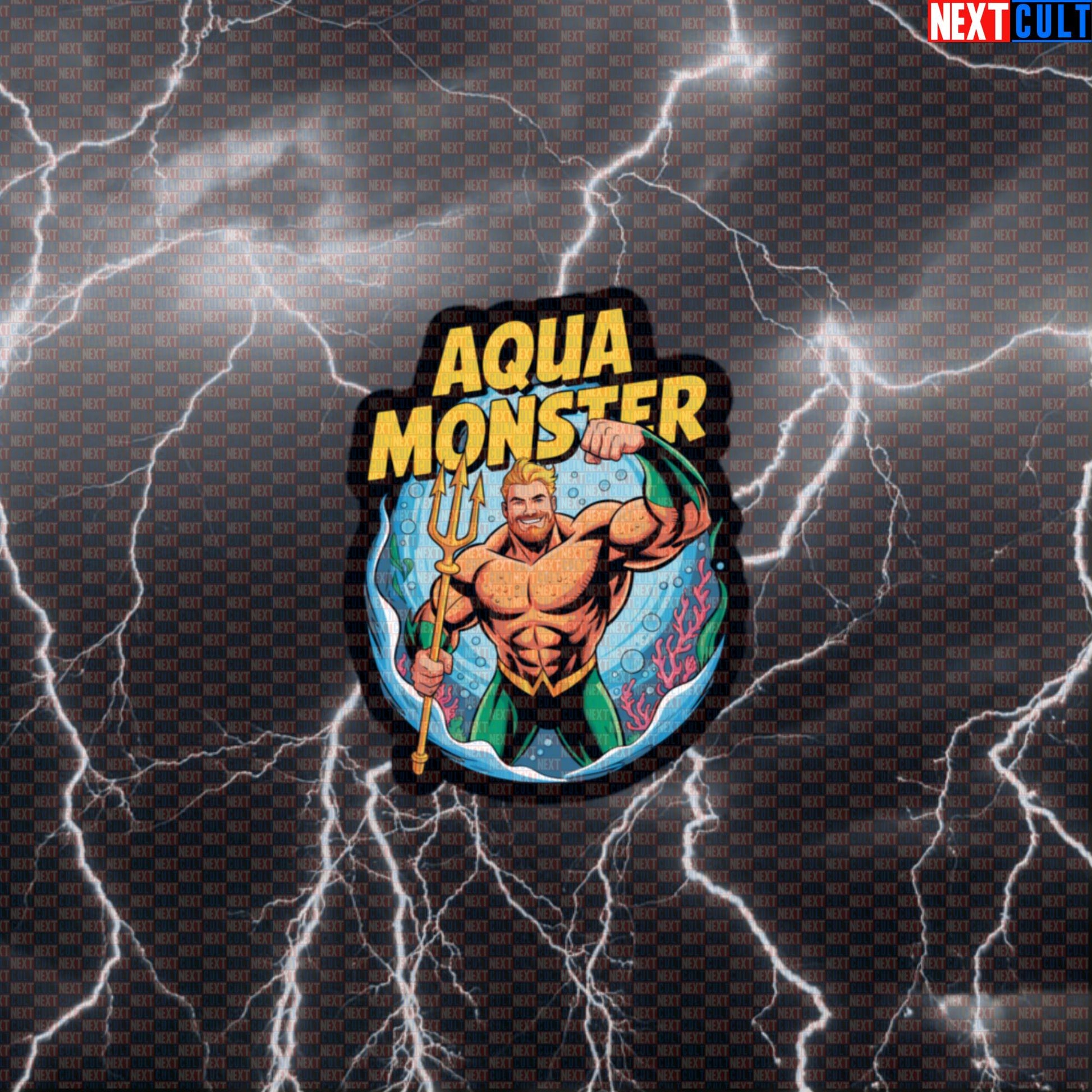 Aquatic Gym Hero Funny Gym Sticker Decal Comic Ocean Strength Workout Sticker for Lifters Bodybuilding Fans Default Title Stickers Next Cult Brand