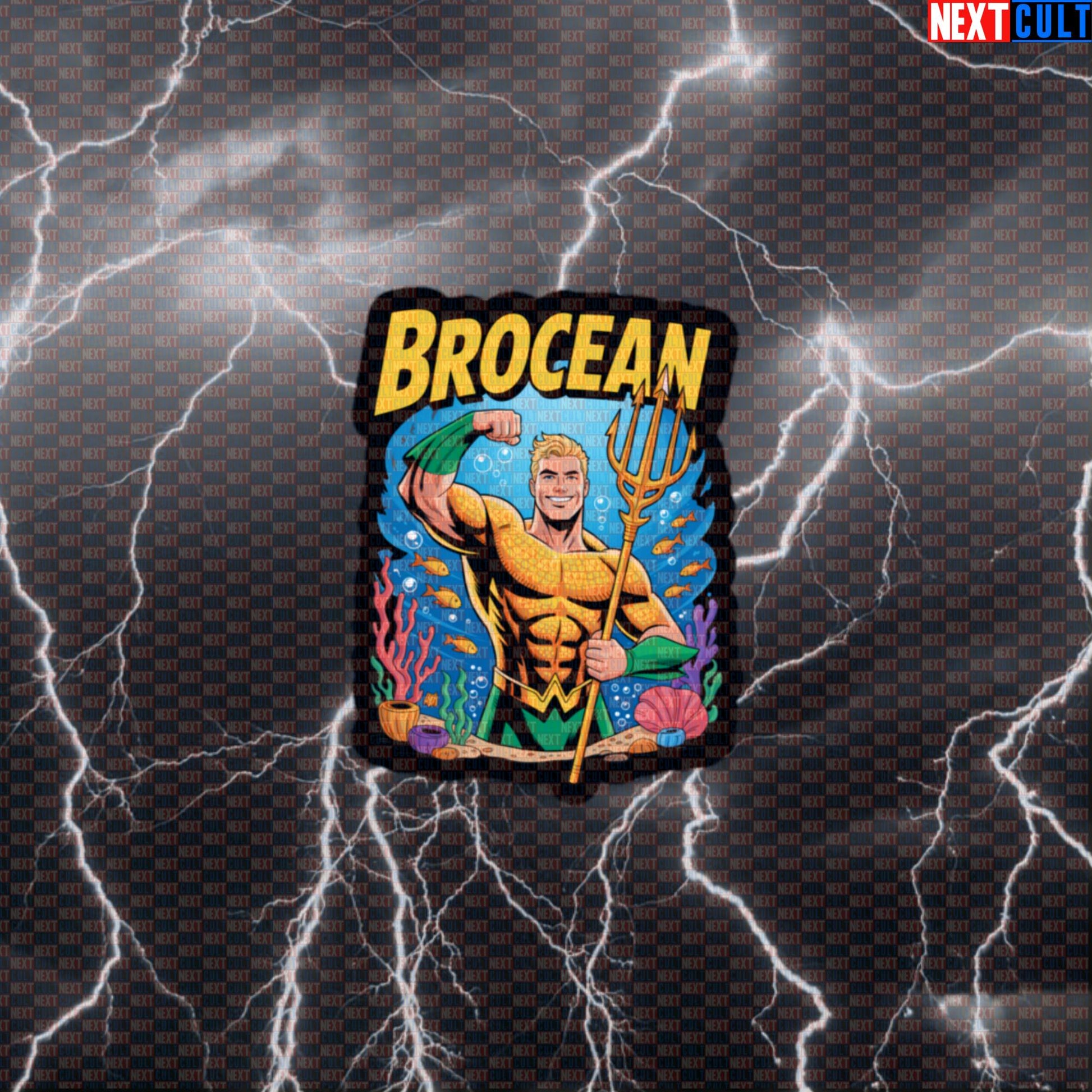 Brocean Gym Hero Funny Aquaman Gym Sticker Decal for Water Bottle Laptop Workout Sticker Fitness Meme Default Title Stickers Next Cult Brand