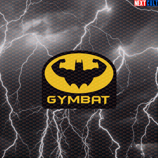 Funny GymBat Gym Sticker Flying Gym Rat Meme Decal Comic Hero Workout Sticker Fitness Laptop Decal Default Title Stickers Next Cult Brand