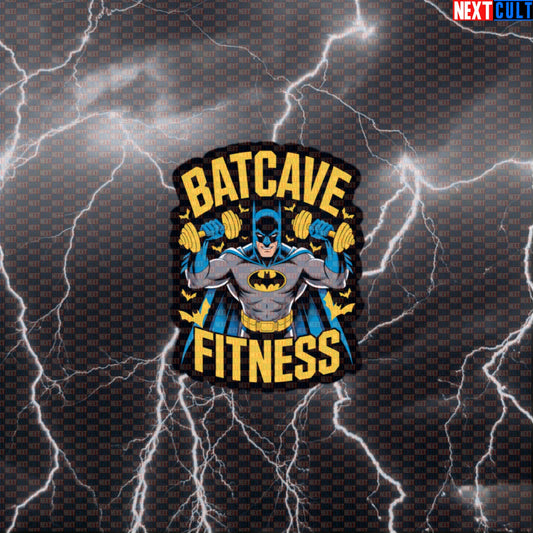 Batcave Fitness Funny Gym Sticker Batman Workout Decal for Lifters Gym Motivation Funny Gym Sticker Default Title Stickers Next Cult Brand