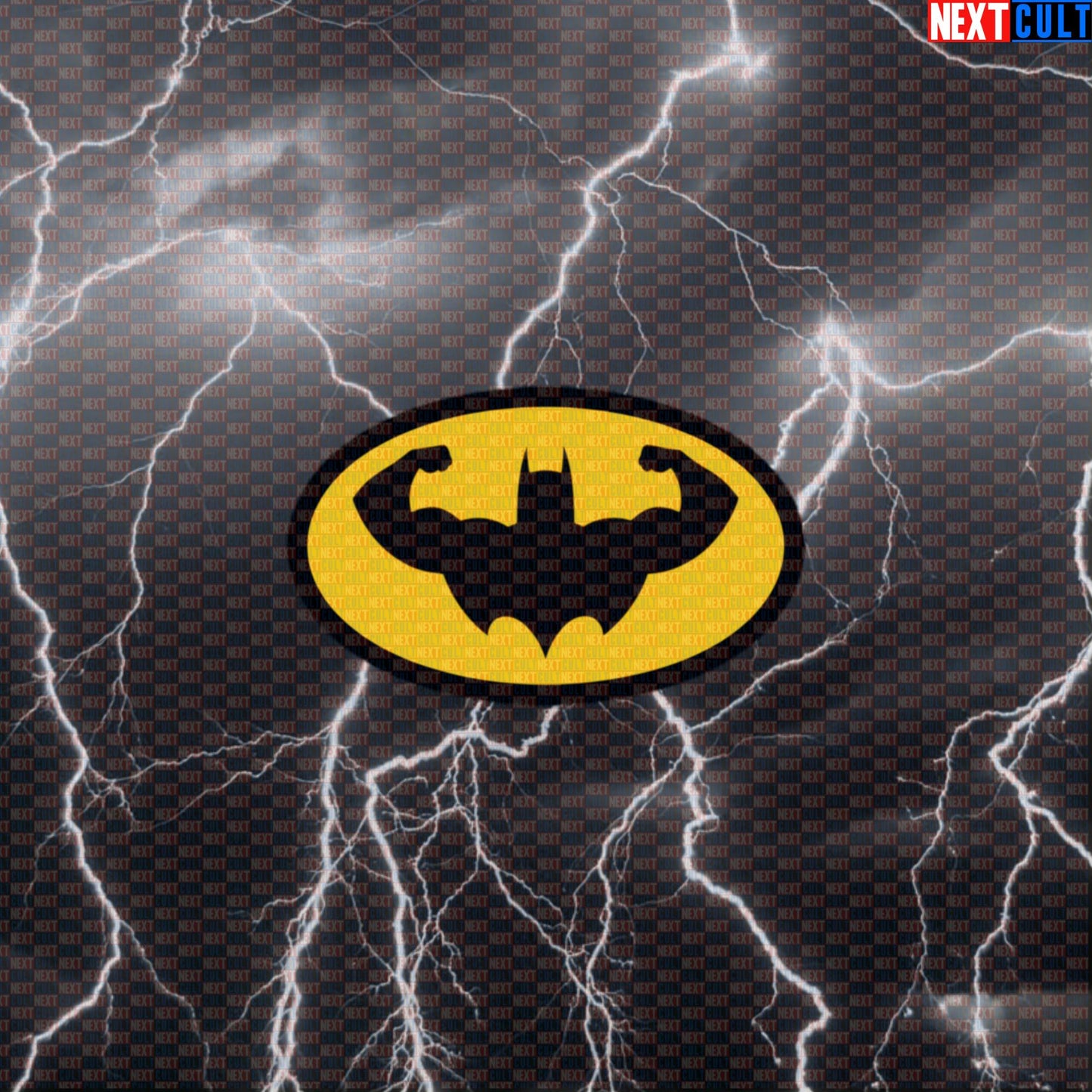 Funny Swole Batman Gym Sticker Workout Sticker Decal for Gymbros Fitness Meme Lovers Laptop Water Bottle Car Default Title Stickers Next Cult Brand