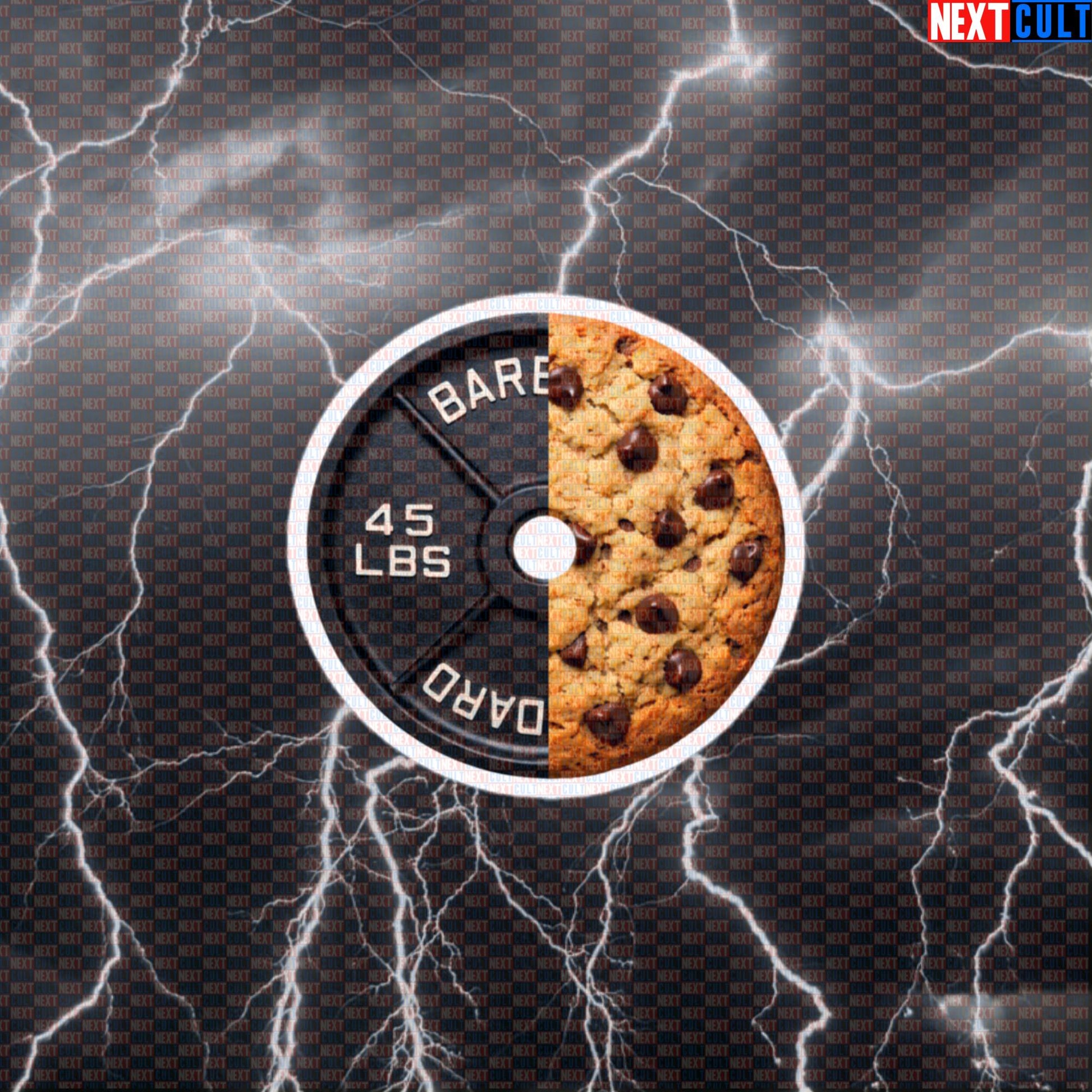 Chocolate Chip Cookie Weight Plate Funny Gym Sticker 45LB Plate Cookies & Weights Workout Sticker Default Title Stickers Next Cult Brand