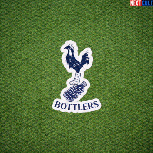 Bottlers FC Tottenham Hotspur Parody Sticker, Funny Spursy Football Decal for North London Banter Default Title Stickers Next Cult Brand