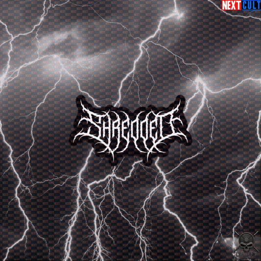 Shredded Sticker – Heavy Metal Gym Decal for Hardcore Bodybuilding and Lifting Fans Default Title Stickers Next Cult Brand