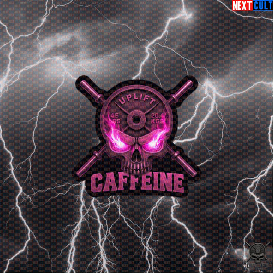 Caffeine Skull Sticker Coffee Gym Decal for Lifters Hardcore Workout Energy Gift Default Title Stickers Next Cult Brand