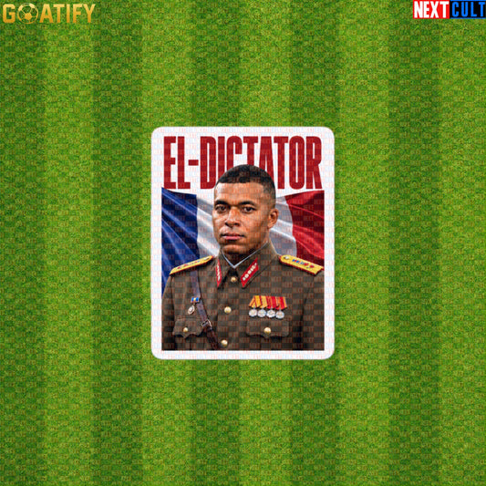 Kylian Mbappe Sticker – El Dictator Football Meme Decal for Real Madrid and France Fans Default Title Stickers Next Cult Brand