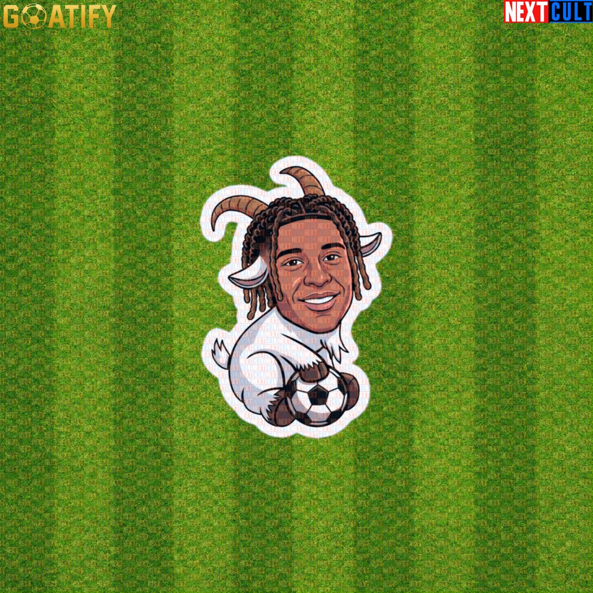 Michael Olise Sticker – Nonchalant GOAT Decal for Bayern Munich and France Fans |  | ["Bayern Munich", "Football", "France", "Michael Olise", "Soccer"]