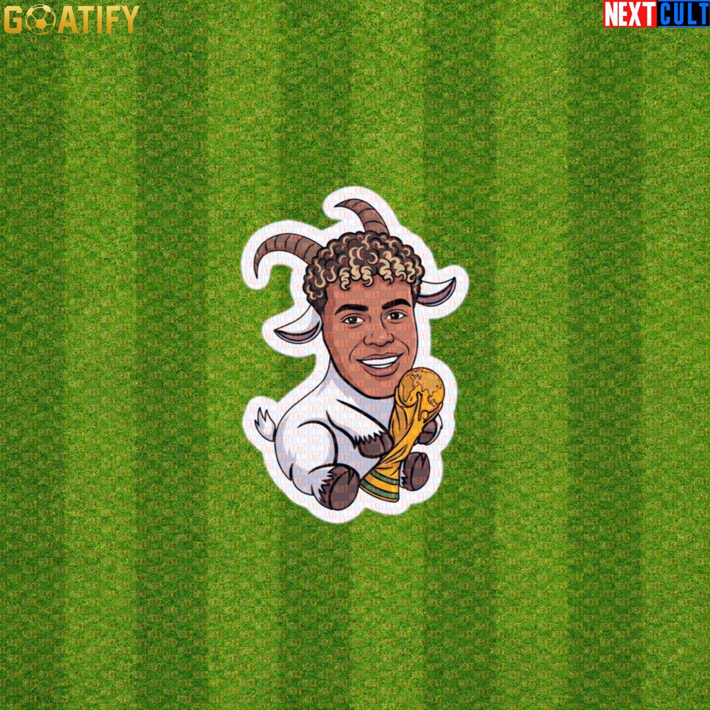 Lamine Yamal Sticker – Future World Champion GOAT Decal for Spain Football Fans |  | ["Barcelona", "Football", "Lamine Yamal", "Soccer", "Spain"]