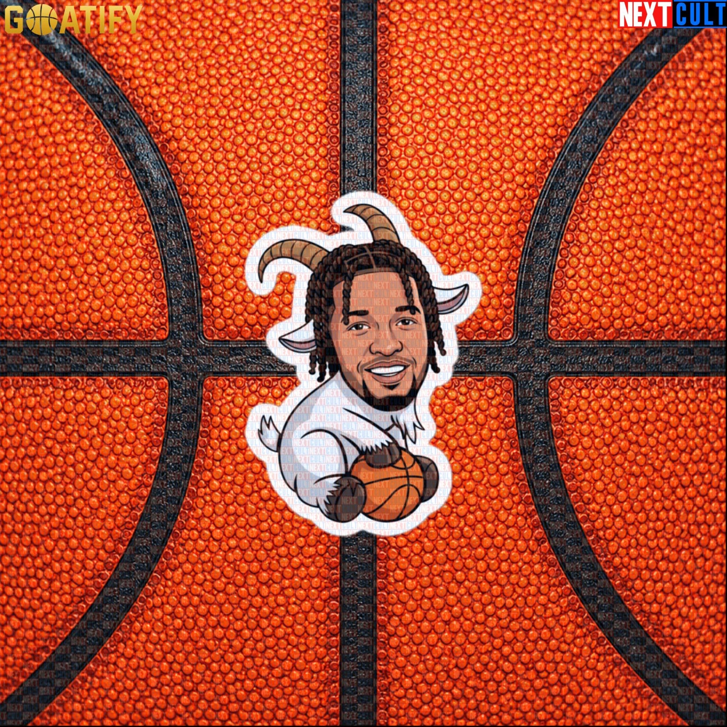 Jalen Brunson Sticker – NBA Champion GOAT Decal Gift for New York Knicks Collectors Default Title Next Cult Brand