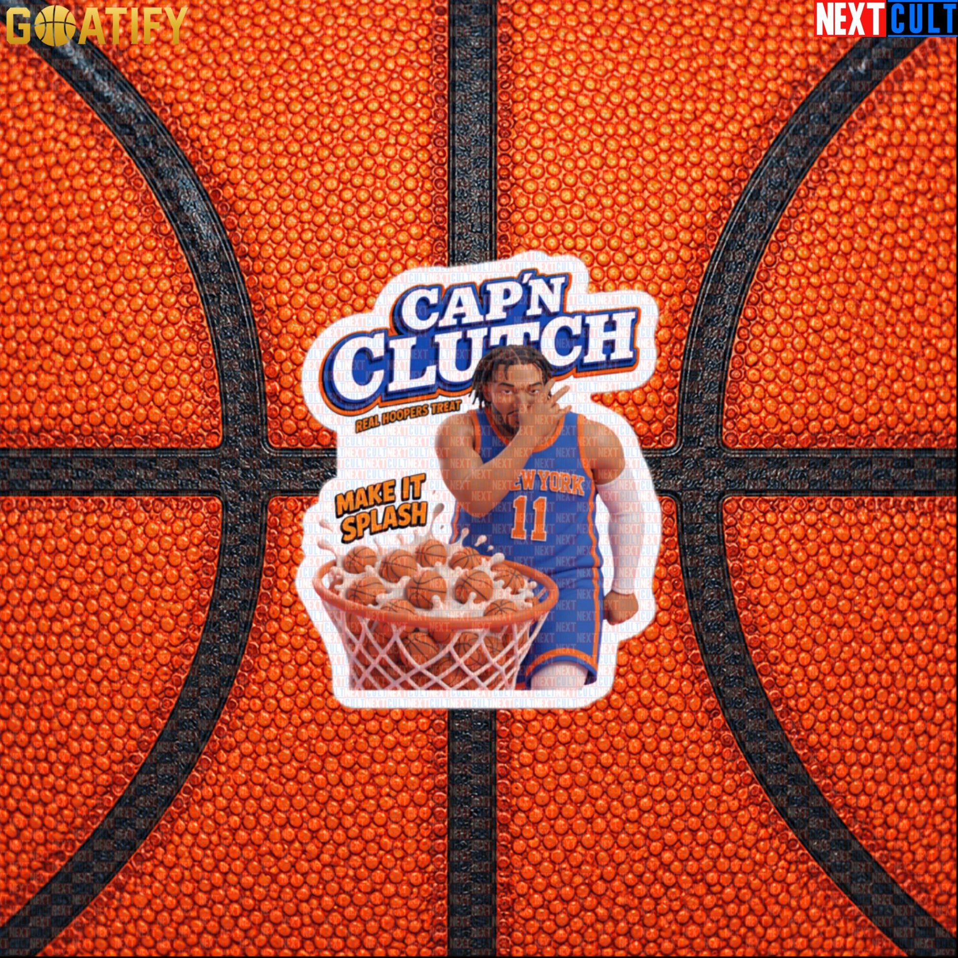 Jalen Brunson Sticker – Cereal Winner Decal for New York Knicks Collectors |  | ["Basketball", "Jalen Brunson", "NBA", "New York Knicks"]