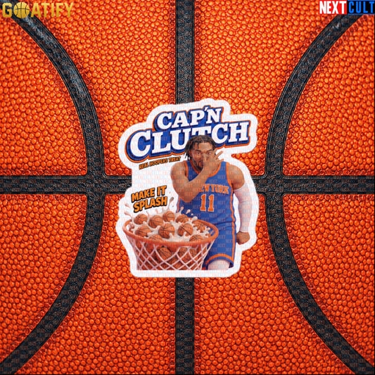 Jalen Brunson Sticker – Cereal Winner Decal for New York Knicks Collectors |  | ["Basketball", "Jalen Brunson", "NBA", "New York Knicks"]