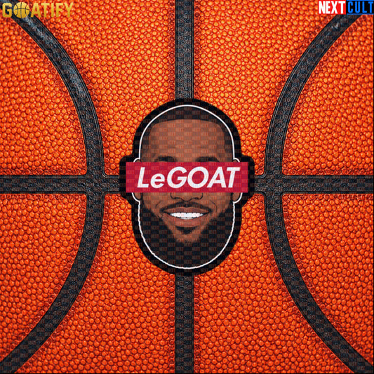 LeBron James Sticker – Funny LeGOAT Basketball Decal Gift for NBA Fans and Sports Collectors |  | ["Basketball", "Cleveland Cavaliers", "LeBron James", "Los Angeles Lakers", "Miami Heat", "NBA"]