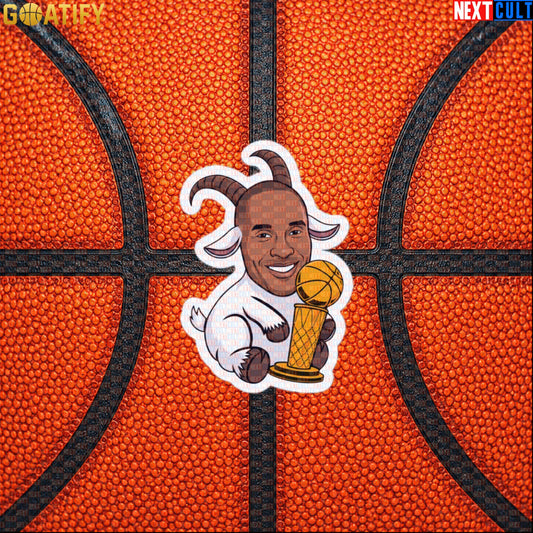 Kobe Bryant Sticker – The GOAT Champion Decal for Lakers Fans & NBA Basketball Gifts Default Title Stickers Next Cult Brand