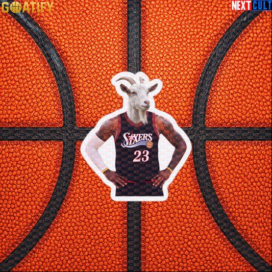 LeBron James Sticker – Philly GOAT Decal for 76ers Basketball Fans & NBA Gifts |  | ["Basketball", "LeBron James", "NBA", "Philadelphia 76ers"]