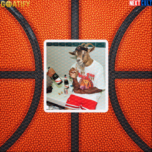 Michael Jordan Sticker – 6 Rings GOAT Locker Room Decal for Chicago Bulls NBA Fans Default Title Stickers Next Cult Brand