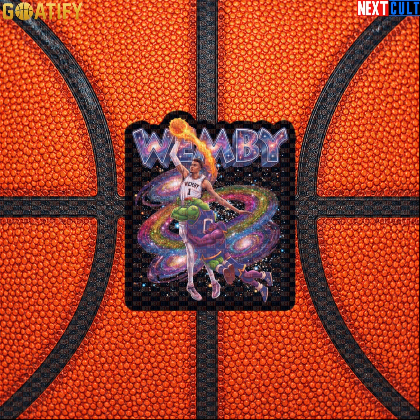 Basketball Sticker Victor Wembanyama Space Jam Dunk Decal for Spurs Fans and Collectors |  | ["Basketball", "France", "NBA", "San Antonio Spurs", "Victor Wembanyama", "Wemby"]
