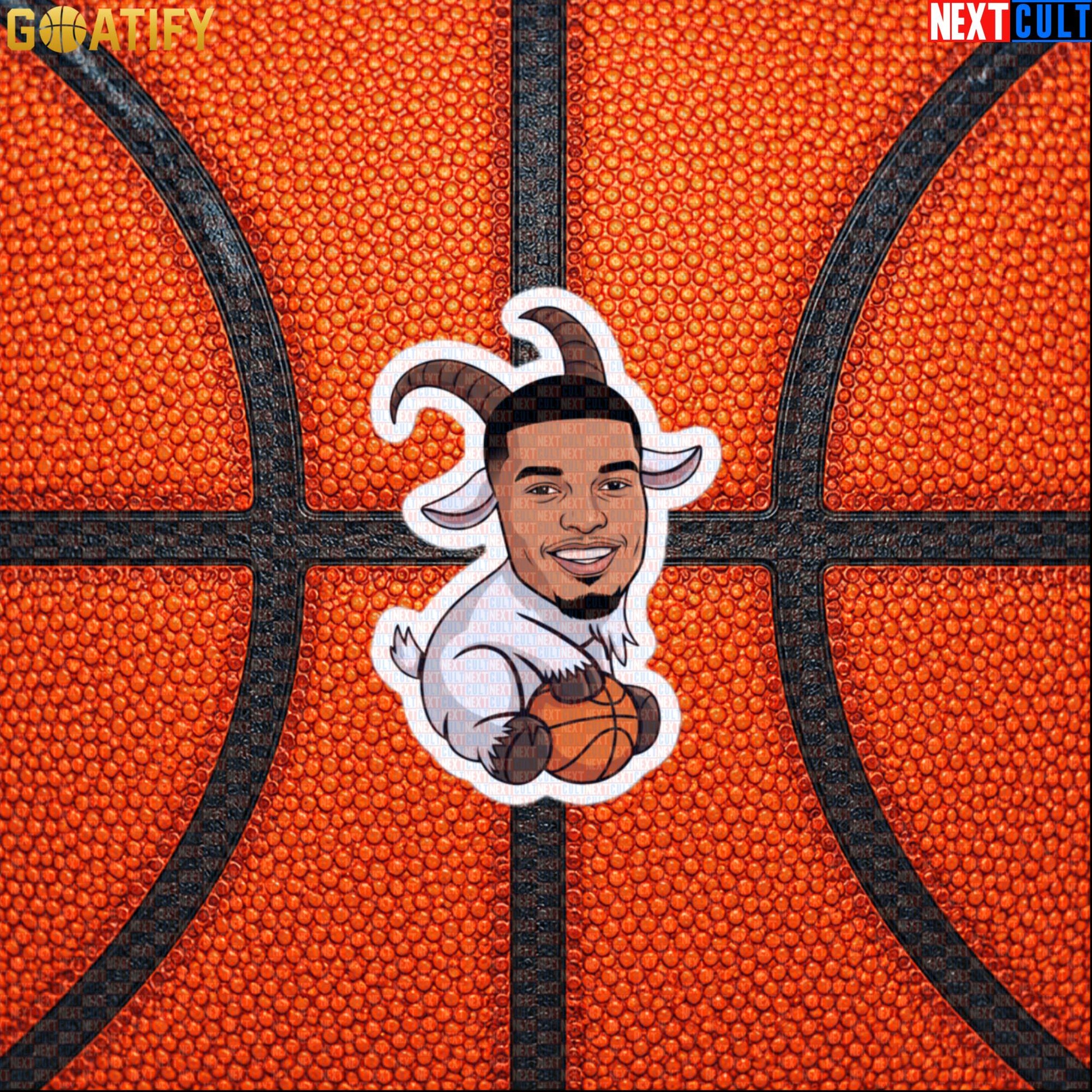 Basketball Sticker Victor Wembanyama GOAT Cartoon for Spurs Fans, NBA Game Day Sports Decal |  | ["Basketball", "France", "NBA", "San Antonio Spurs", "Victor Wembanyama", "Wemby"]