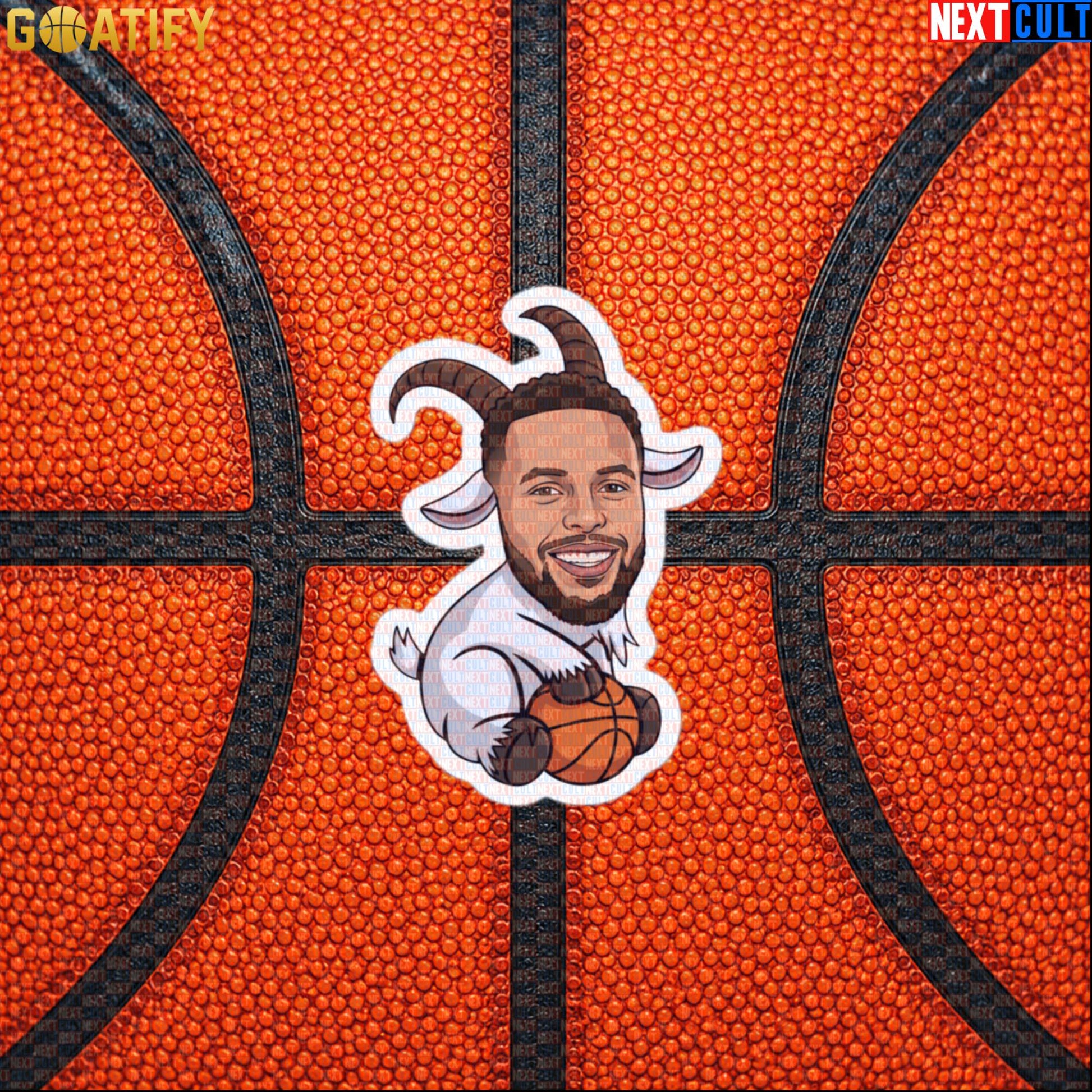 Stephen Curry Sticker GOAT Basketball Decal for Warriors Fans, Funny NBA Sports Gift | Stickers | ["Basketball", "Golden State Warriors", "NBA", "NCB", "Stephen Curry"]