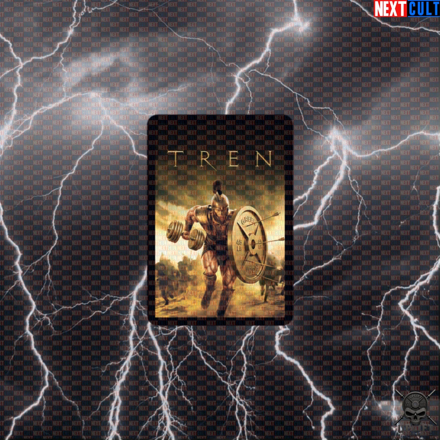 Sticker Tren Troy Parody Gym Sticker for Lifters Achilles Greek Mythology Decal | Stickers | ["Ancient Greece", "Bodybuilding", "Brad Pitt", "Films", "Fitness", "Gym", "NCB", "Not Natty", "Steroids", "Troy", "Workout"]
